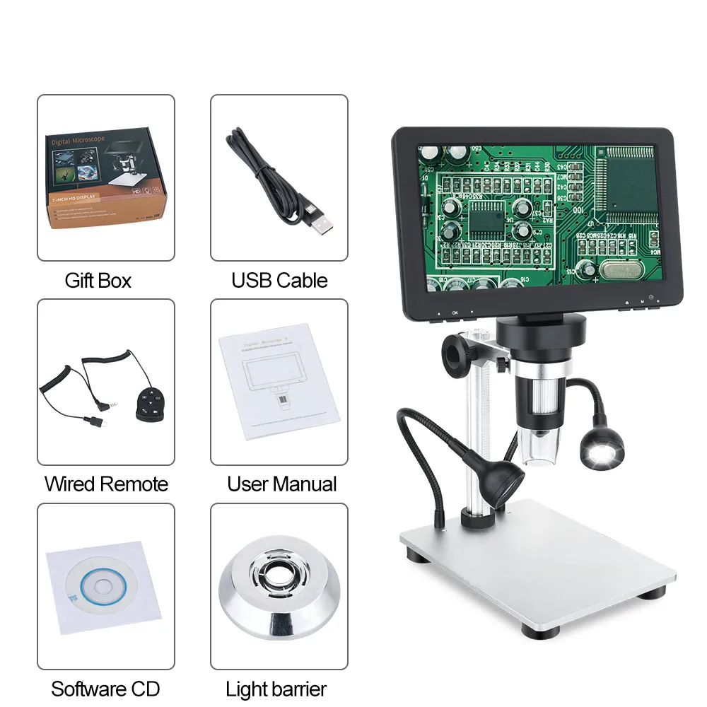4. digital microscope with LCD