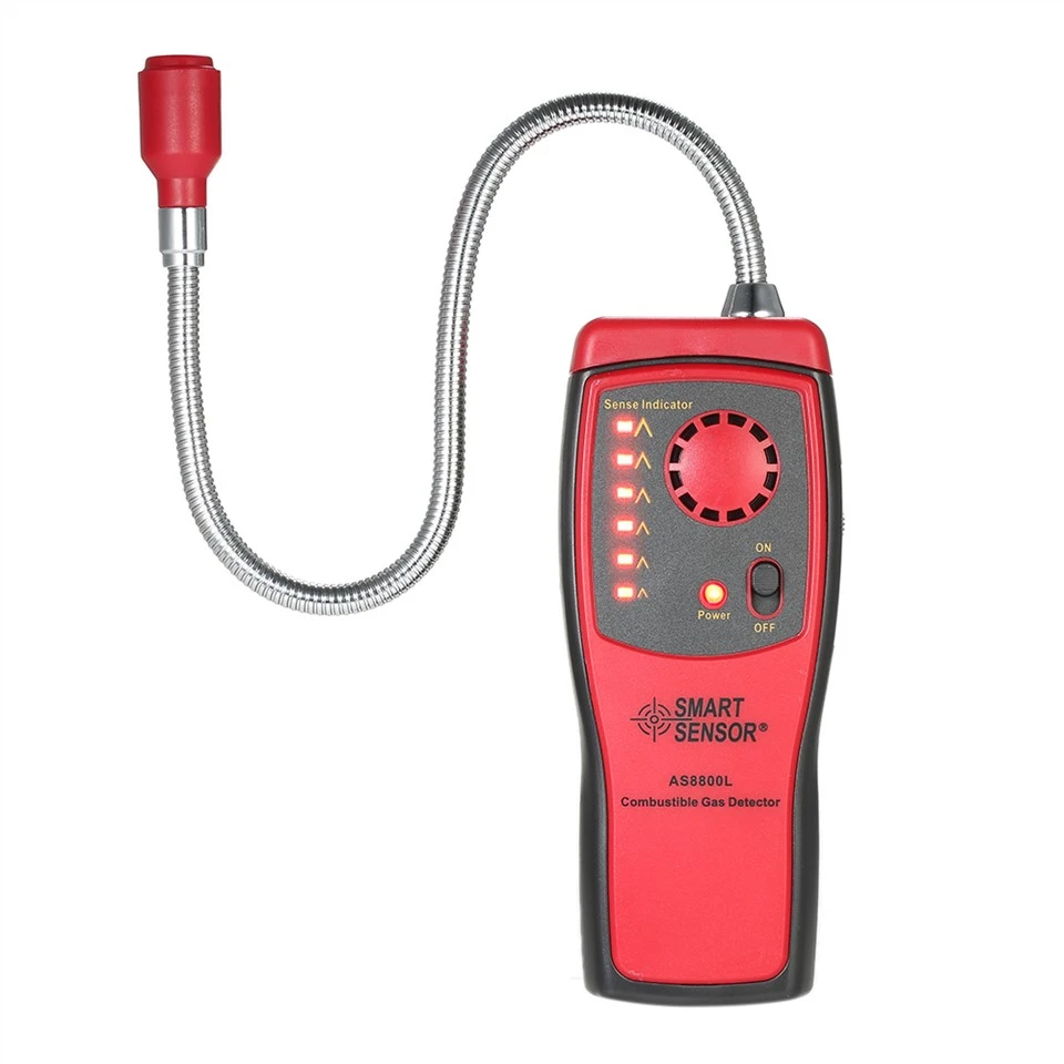 Detector de gas combustible Alarma de llum sonora