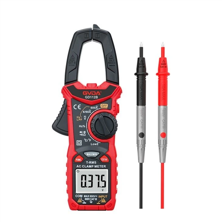 Pinça mesurador digital de veritable RMS AC DC 600V