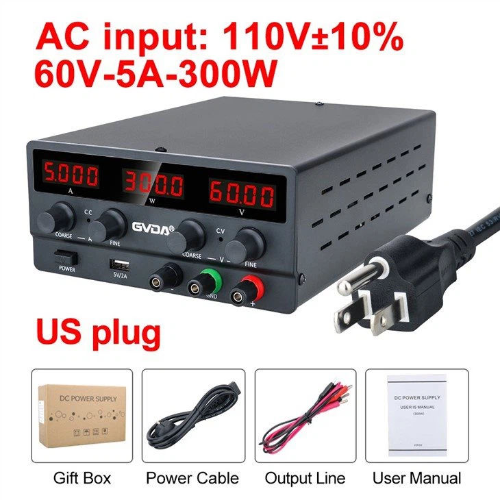 2. Power Supply Adjustable