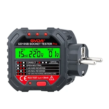 Introduïu un nou provador de presa de corrent GVDA Detector de tensió Cercado...