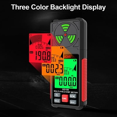 Hand-held Digital LCD EMF Detector